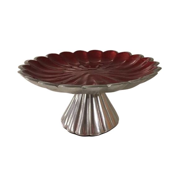 JULIA KNIGHT PEONY POMEGRANATE 6" PEDESTAL STAND - RETIRED - Picture 1 of 7
